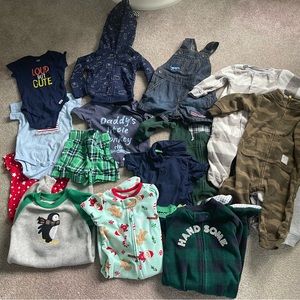 17 piece lot Baby boys clothing 6-9 months